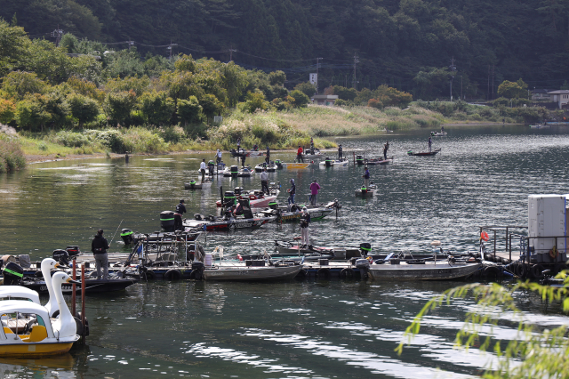 浅川の船団