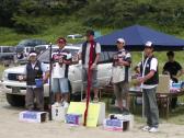 NBCチャプター和歌山第4戦タックルベリーCUP上位のフィッシングパターン写真2005-07-17 00:00:00+09和歌山県七川ダム