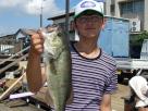 陸釣りの部、準優勝：佐藤　友也 クリックで拡大