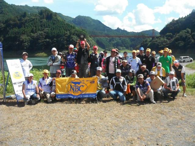 NBCチャプター大分第4戦ロッドマンCUP上位のフィッシングパターン写真 2013-08-18 00:00:00+09大分県松原ダム