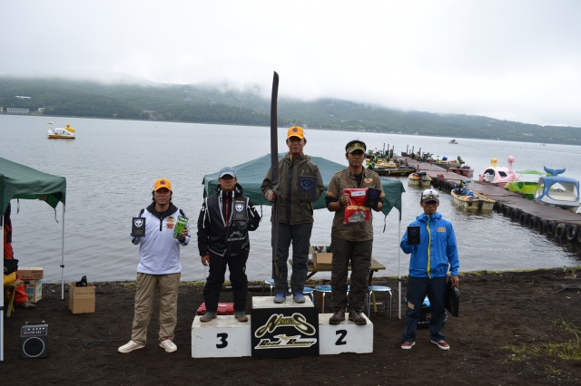 NBCチャプター山中湖第2第3戦ノリーズCUP上位のフィッシングパターン写真 2014-09-07山梨県山中湖