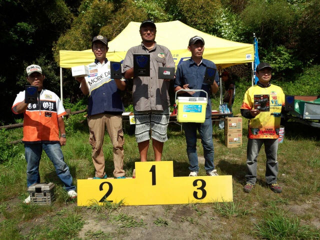 NBCチャプター三重第3戦ステージCUP上位のフィッシングパターン写真 2014-06-01三重県青蓮寺ダム