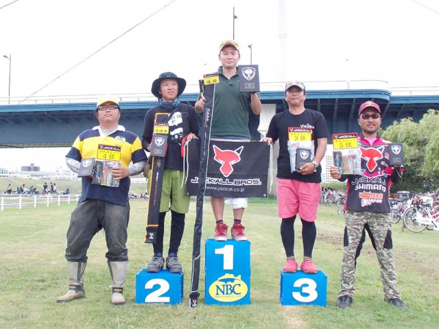 NBCチャプター大阪第5戦秦拓馬CUP上位のフィッシングパターン写真 2014-08-03大阪府淀川・城北ワンド