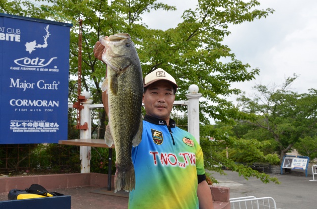 NBCチャプター兵庫第3戦がまかつCUP上位のフィッシングパターン写真 2014-06-22兵庫県東条湖