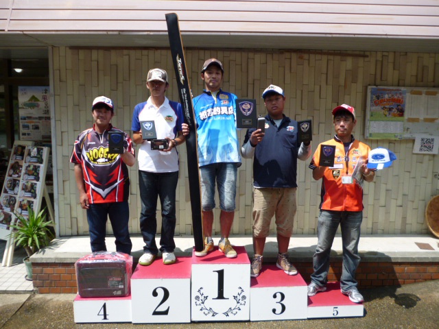 NBCチャプター津風呂湖第2戦エバーグリーンCUP上位のフィッシングパターン写真 2014-06-29奈良県津風呂湖