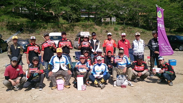 NBCチャプター和歌山第1戦ベイトブレスCUP上位のフィッシングパターン写真 2014-05-11和歌山県七川ダム