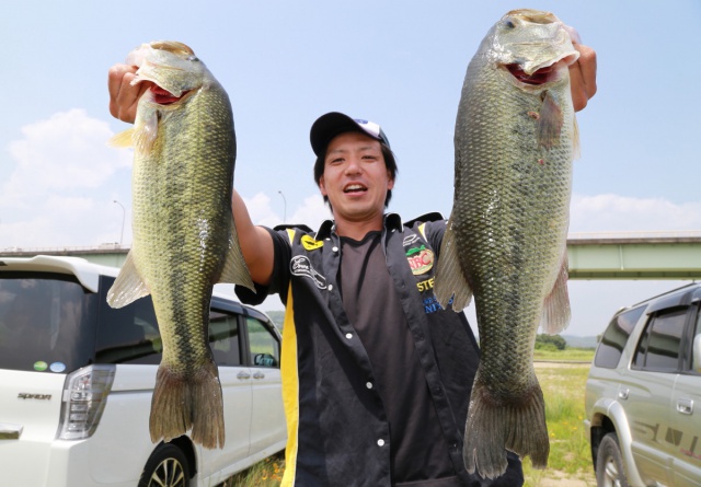 NBCチャプター岡山第4戦エバーグリーンCUP上位のフィッシングパターン写真 2014-06-29岡山県高梁川