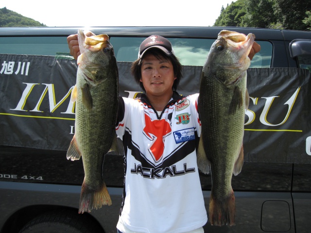 NBCチャプター旭川ダム第4戦イマカツCUP上位のフィッシングパターン写真 2014-07-27岡山県旭川ダム