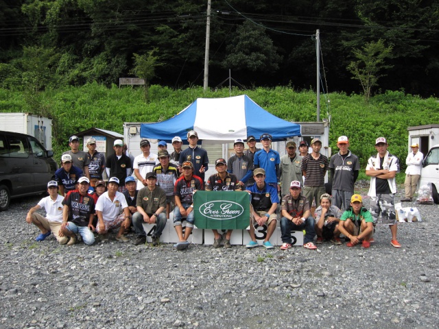 NBCチャプター旭川ダム第5戦エバーグリーンCUP概要写真 2014-08-17岡山県旭川ダム