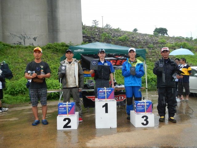 NBCチャプター広島第3戦キサカマーキュリーCUP上位のフィッシングパターン写真 2014-07-06広島県・山口県弥栄湖