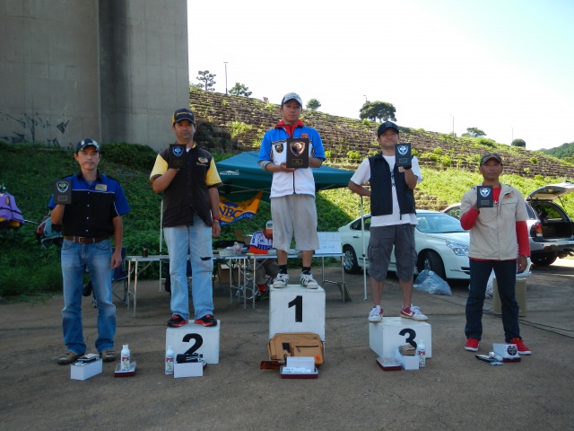 NBCチャプター広島第5戦モーリスCUP上位のフィッシングパターン写真 2014-09-07広島県・山口県弥栄湖