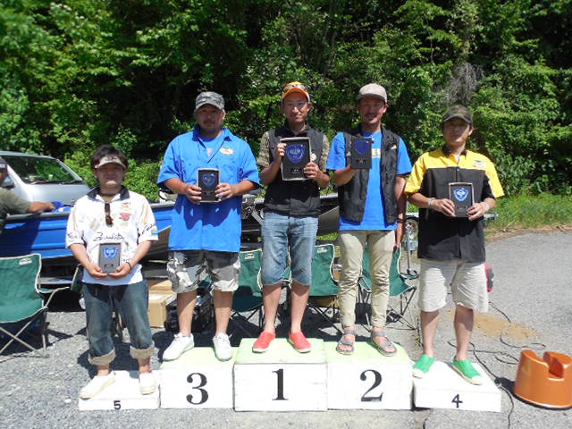 NBCチャプター神流湖第2戦東レ・バウオCUP上位のフィッシングパターン写真 2014-06-01埼玉県神流湖