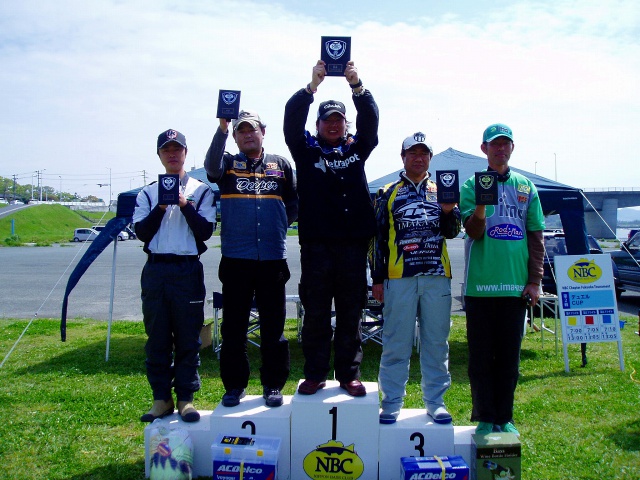 NBCチャプター福岡第2戦デュエルCUP上位のフィッシングパターン写真 2014-04-20福岡県遠賀川