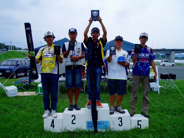 NBCチャプター福岡第5戦タックルベリーCUP上位のフィッシングパターン写真 2014-08-31福岡県遠賀川