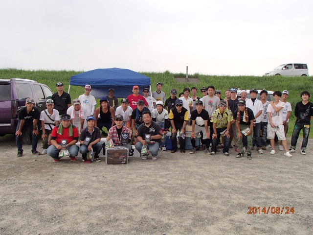 NBC陸釣りクラブ広島第3戦ジャッカルCUP概要写真 2014-08-24広島県芦田川