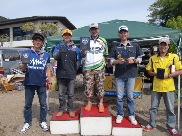 NBCチャプター神奈川第2戦スタジオコンポジットCUP上位のフィッシングパターン写真 2014-05-18神奈川県芦ノ湖