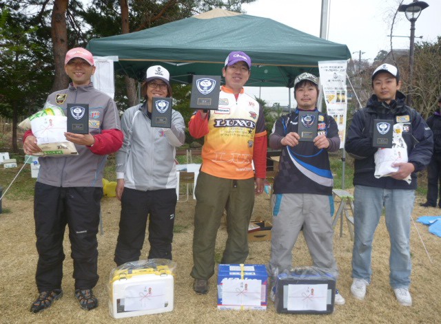 NBCチャプター奥河口湖第1戦タックルベリーCUP上位のフィッシングパターン写真 2014-04-19山梨県河口湖