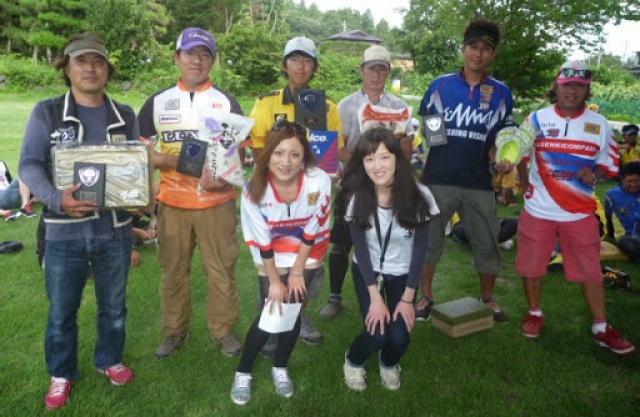 NBCチャプター奥河口湖第2戦Z＆元気カンパニーCUP上位のフィッシングパターン写真 2014-07-12山梨県河口湖