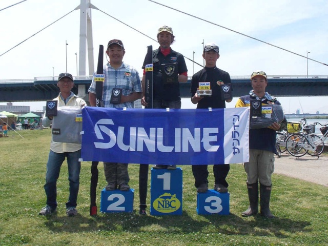 NBCチャプター大阪第2戦サンラインCUP上位のフィッシングパターン写真 2015-05-17大阪府淀川・城北ワンド