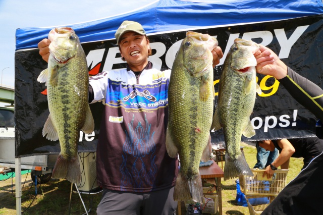 NBCチャプター岡山第3戦キサカマーキュリーCUP上位のフィッシングパターン写真 2015-05-17岡山県高梁川