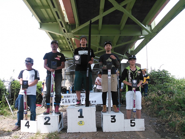 NBC陸釣りクラブ和歌山第3戦ガンクラフトCUP上位のフィッシングパターン写真 2015-05-31和歌山県紀の川