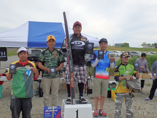 NBCチャプター茨城第2戦スミスCUP上位のフィッシングパターン写真 2015-05-24千葉県利根川