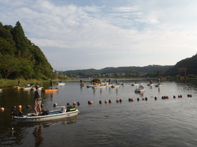 NBCチャプター房総第5戦亀山湖釣舟協会CUP概要写真 2015-09-16千葉県亀山ダム