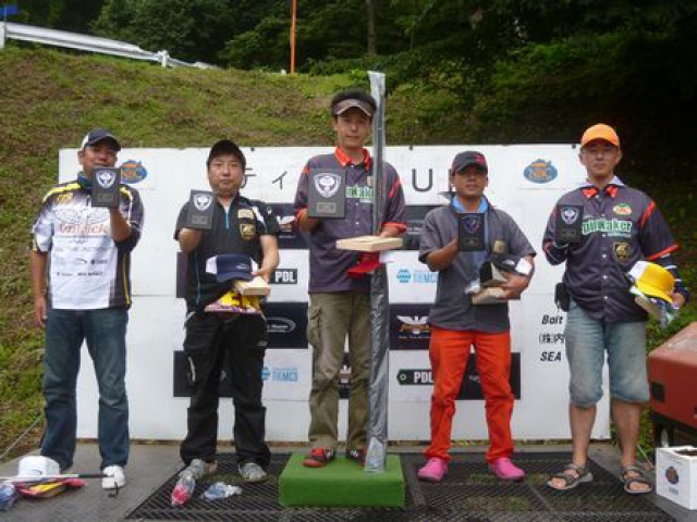 NBCチャプター長野・野尻湖第4戦ティムコCUP上位のフィッシングパターン写真 2015-08-23長野県野尻湖