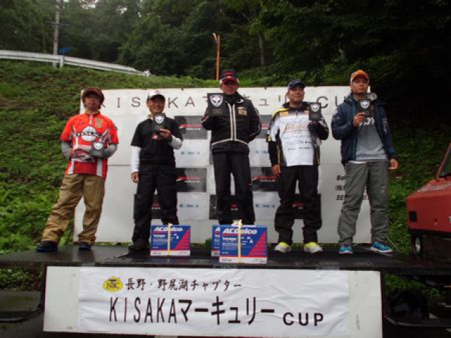 NBCチャプター長野・野尻湖第5戦キサカマーキュリーCUP上位のフィッシングパターン写真 2015-09-06長野県野尻湖