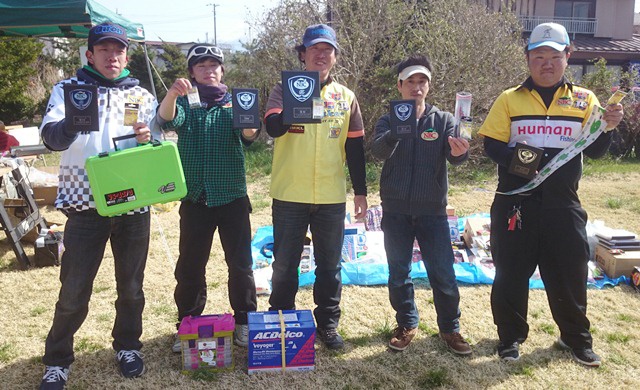 NBCチャプター奥河口湖第1戦タックルベリーCUP上位のフィッシングパターン写真 2015-04-18山梨県河口湖