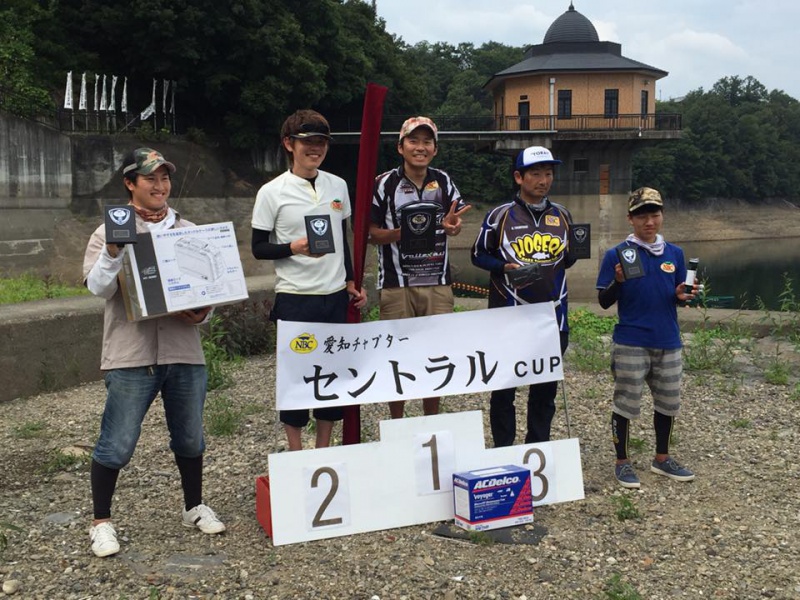 NBCチャプター愛知第5戦セントラルCUP上位のフィッシングパターン写真 2016-09-11愛知県入鹿池