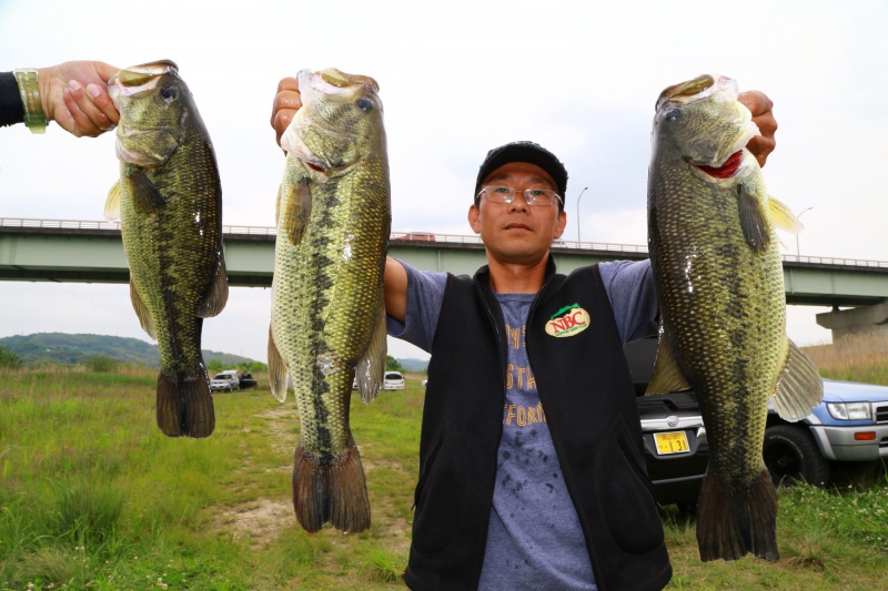 NBCチャプター岡山第2戦明邦バーサスCUP上位のフィッシングパターン写真 2016-05-15岡山県高梁川