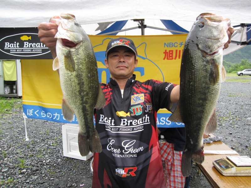 NBCチャプター旭川ダム第3戦ベイトブレスCUP上位のフィッシングパターン写真 2016-06-19岡山県旭川ダム