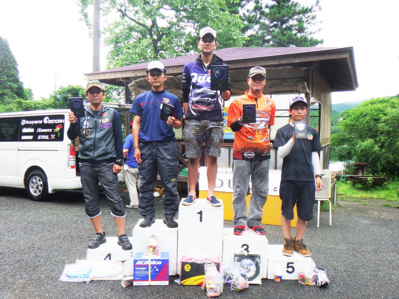 NBCチャプター北山湖第3戦デュエルCUP上位のフィッシングパターン写真 2016-06-12佐賀県北山湖