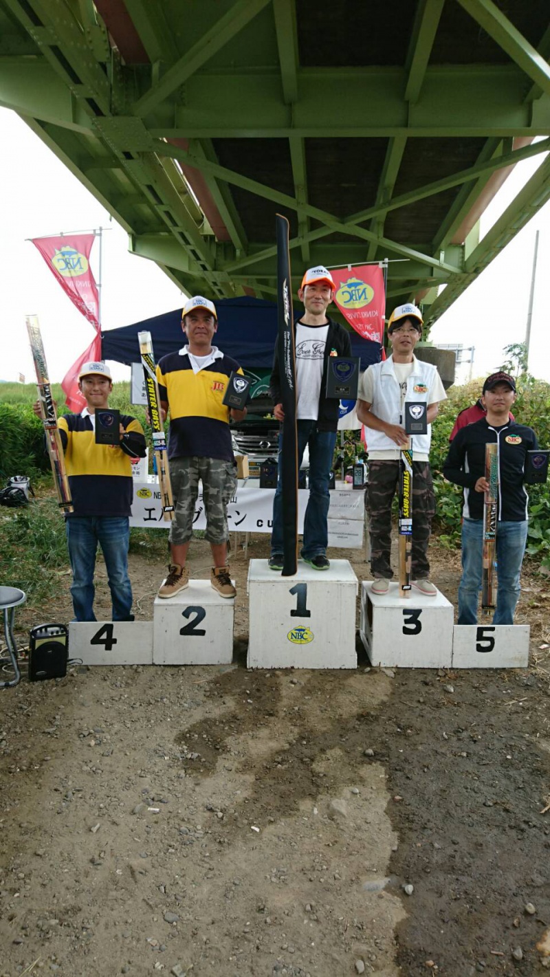 NBC陸釣りクラブ和歌山第5戦エバーグリーンCUP上位のフィッシングパターン写真 2016-08-28和歌山県紀の川