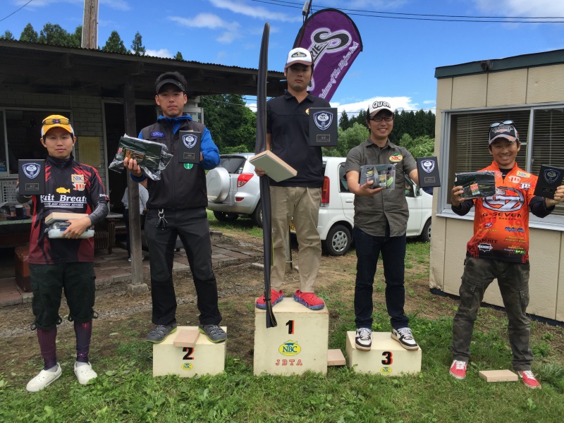 NBCチャプター宮城第3戦ノリーズCUP上位のフィッシングパターン写真 2016-06-26宮城県フィッシャーズイン