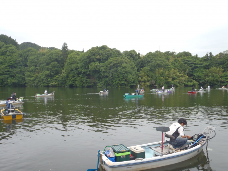 NBCチャプター房総第3戦亀山湖釣舟協会CUP概要写真 2016-06-15千葉県亀山ダム