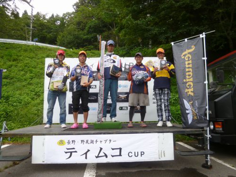 NBCチャプター長野・野尻湖第5戦ティムコCUP上位のフィッシングパターン写真 2016-09-11長野県野尻湖