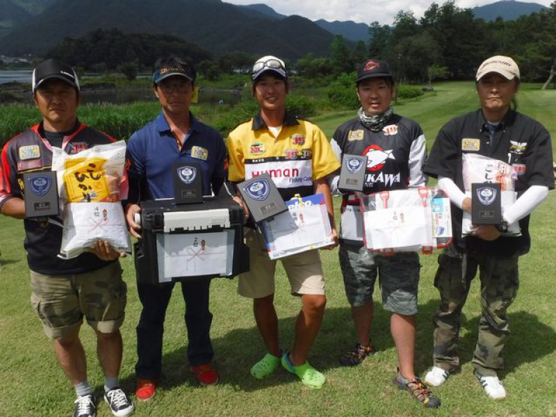 NBCチャプター奥河口湖第2戦ハンクルCUP上位のフィッシングパターン写真 2016-06-26山梨県河口湖