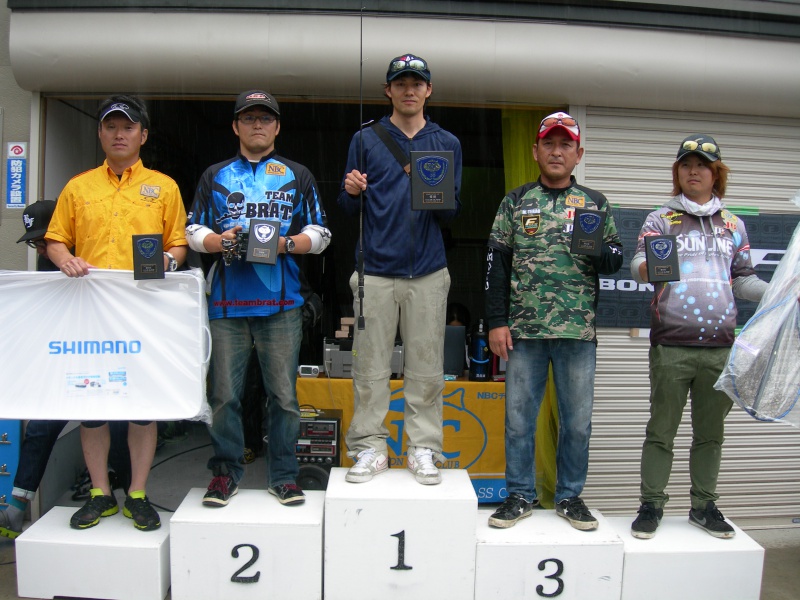 NBCチャプター福島第1戦ボンバーファクトリーCUP上位のフィッシングパターン写真 2017-07-02福島県曽原湖