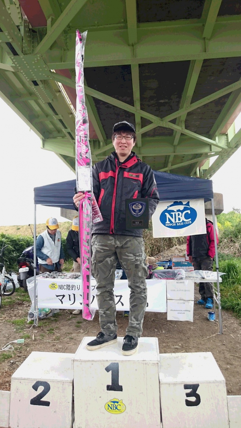 NBC陸釣りクラブ和歌山第1戦マリンハウスCUP上位のフィッシングパターン写真 2017-03-26和歌山県紀の川