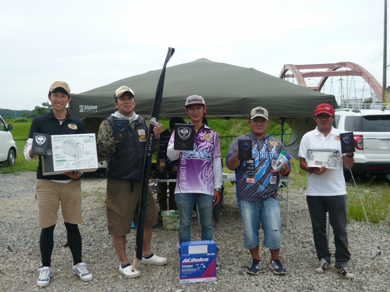 NBCチャプター北千葉第4戦バリバスCUP上位のフィッシングパターン写真 2017-07-23千葉県印旛沼