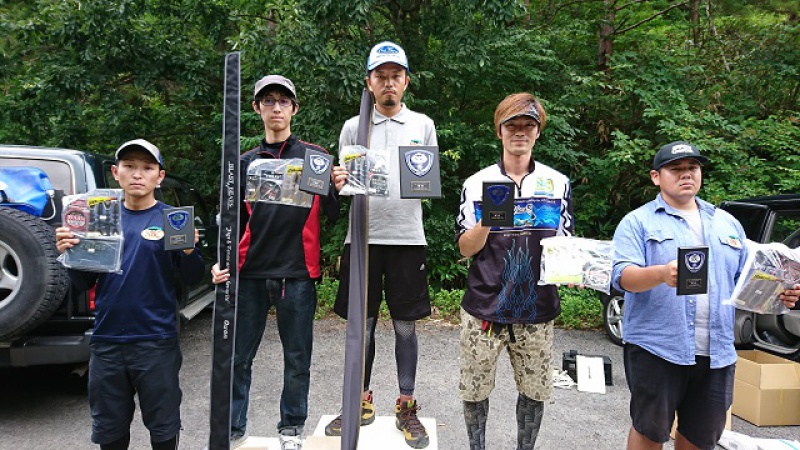 NBCチャプター山形第1戦バスプロショップ タック！CUP上位のフィッシングパターン写真 2017-07-30山形県前川ダム