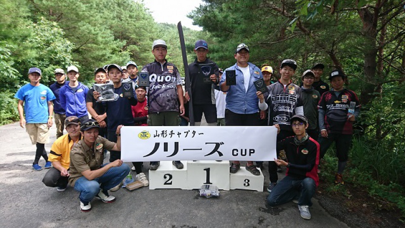 NBCチャプター山形第2戦ノリーズCUP概要写真 2017-08-20山形県前川ダム