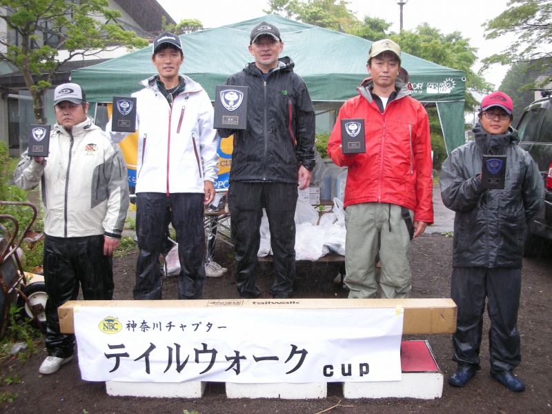 NBCチャプター神奈川第2戦テイルウォークCUP上位のフィッシングパターン写真 2017-06-25神奈川県芦ノ湖