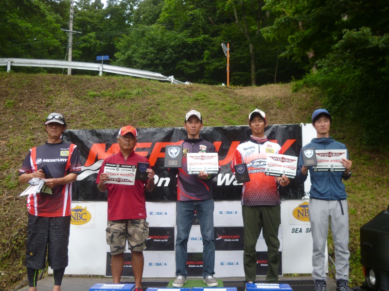 NBCチャプター長野・野尻湖第3戦キサカマーキュリーCUP上位のフィッシングパターン写真 2017-07-30長野県野尻湖