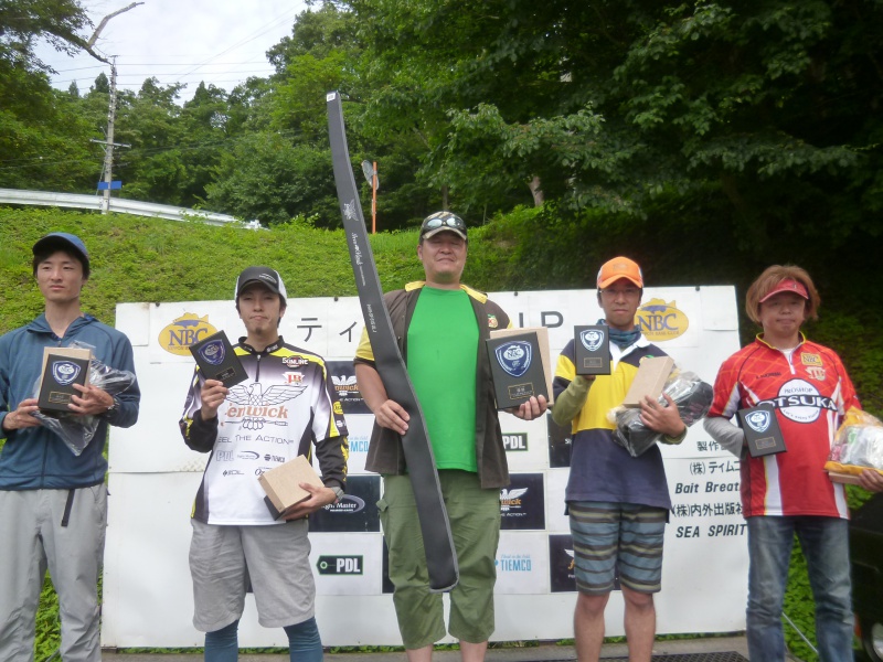 NBCチャプター長野・野尻湖第4戦ティムコCUP上位のフィッシングパターン写真 2017-08-20長野県野尻湖