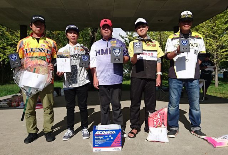 NBCチャプター河口湖第4戦ハンクルCUP上位のフィッシングパターン写真 2018-09-16山梨県河口湖