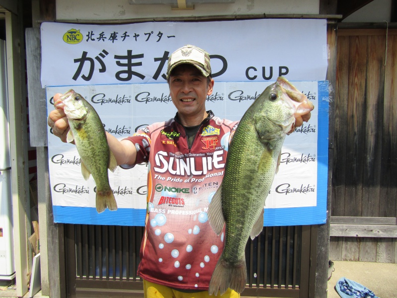 NBCチャプター北兵庫第4戦がまかつCUP上位のフィッシングパターン写真 2018-07-15兵庫県生野銀山湖