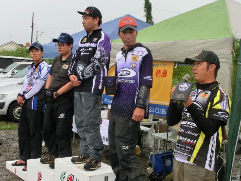 NBCチャプター徳島第4戦ノリーズCUP上位のフィッシングパターン写真 2018-09-09徳島県旧吉野川